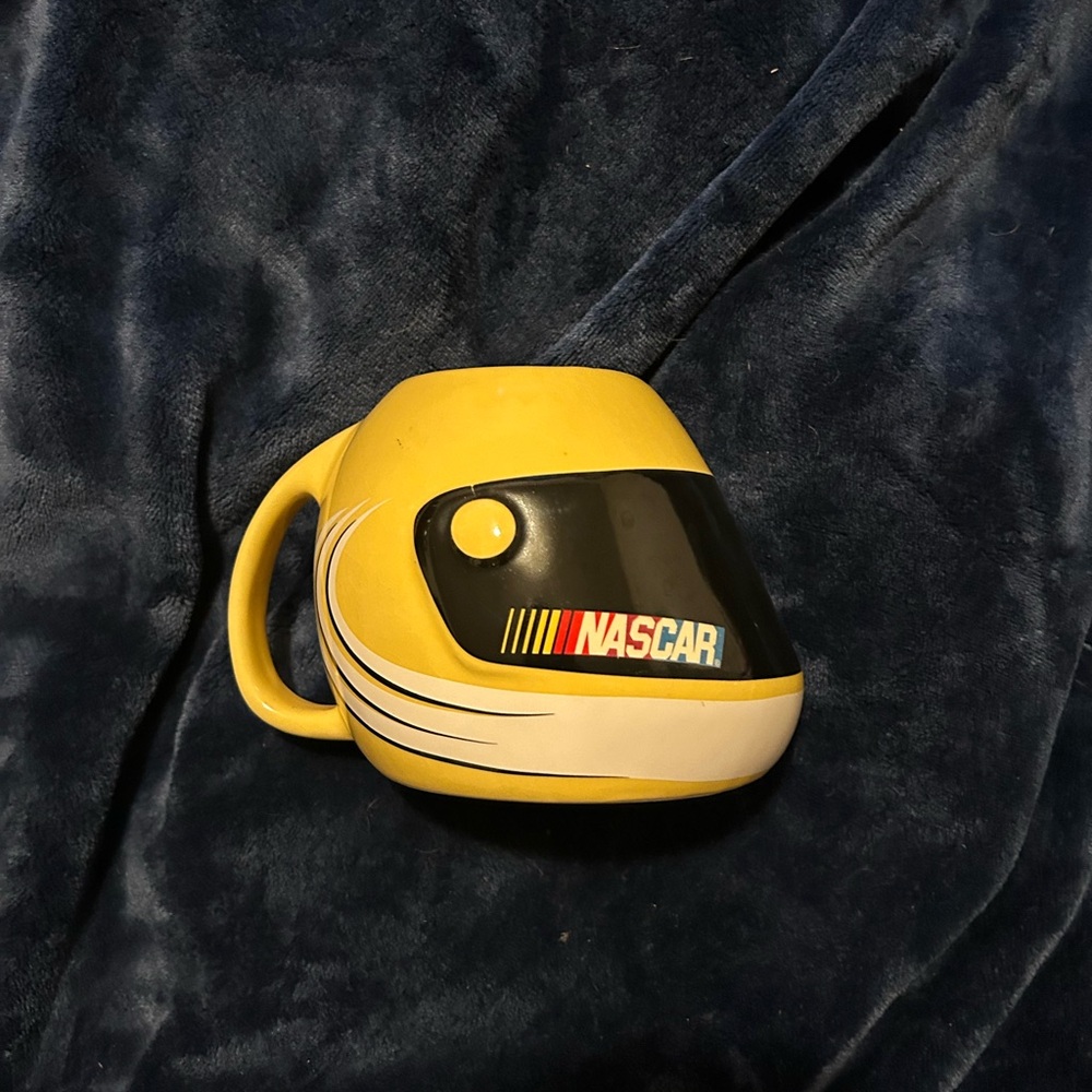 NASCAR Yellow and Black Racing Mug